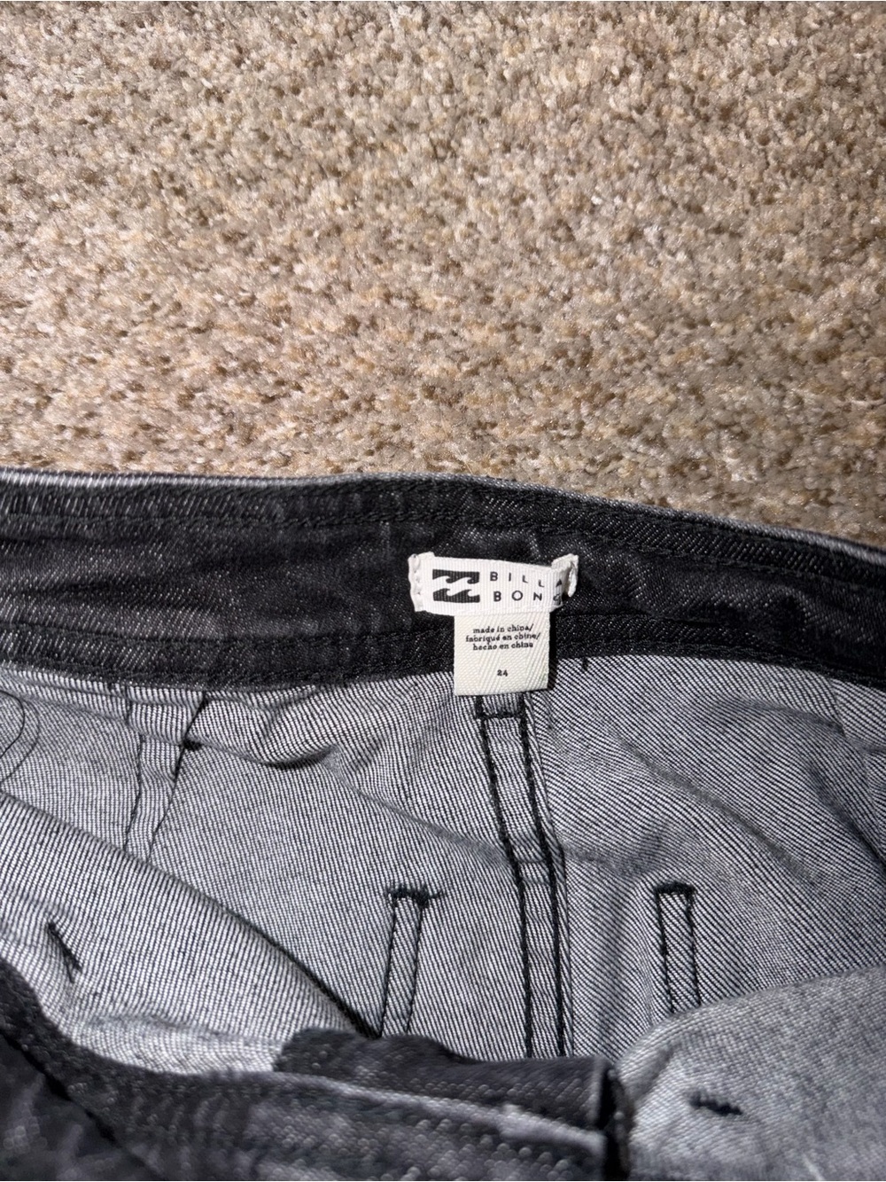 Billabong Black Wide-Leg High-Rise Jeans - Picture 4 of 8